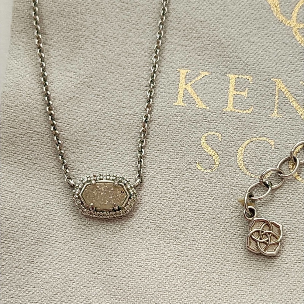 Kendra scott Gold and drusy necklace‎